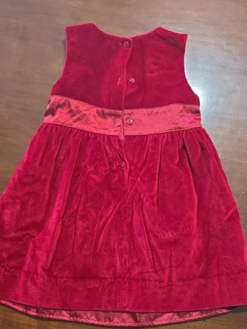 GAP Toddler Red Velvet Dress 2t